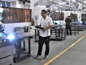 Sheet metal workshop - welding area